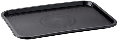 APS Dienblad - Serveertray - Vaatwasserbestendig - Zwart - 35 x 27 cm - Rond - Ovaal - Set van 6