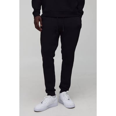 Essential BM Signature Regular Fit Jogger | Black | Size XS
