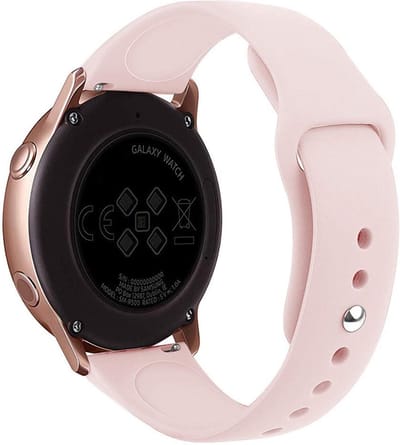 Bandje geschikt voor Samsung Galaxy Watch Active 2 (40 & 40 mm) - Roze Siliconen Band
