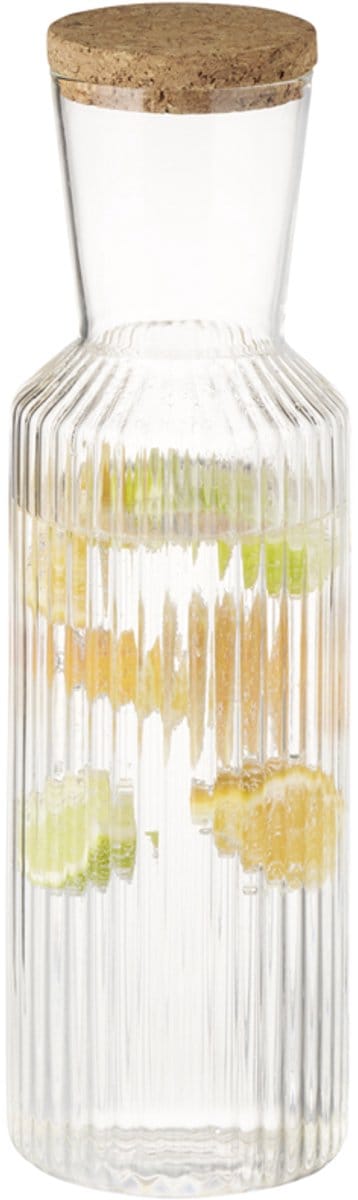 APS Glazen karaf LINES, 1,0 liter, transparant