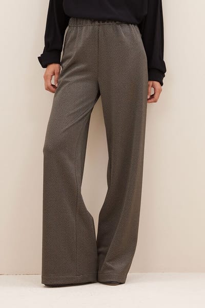 By-Bar Lissa Herringbone Pants Biscuit Größe: S | Stoffhosen Outlet | Damen