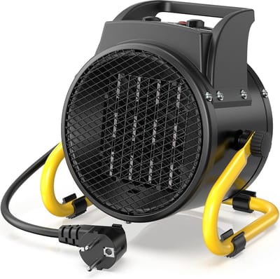 Elektrische Ventilatorverwarmer 5000W - Draagbare Keramische Kachel met Snelle Verwarming en Energiezuinig Design