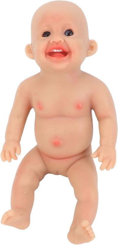 Levensechte Babypop - Realistische pop - Creatief spelen - Zachte siliconen - 15 cm