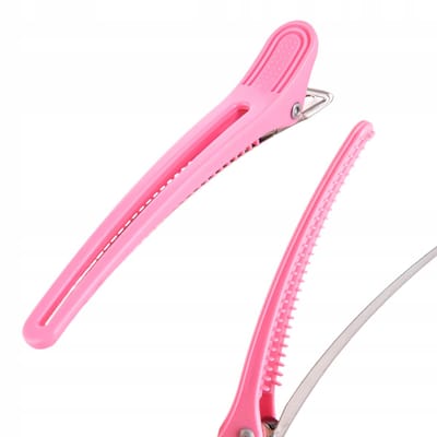 Poniks Haarclips Metalen Plastic Lange Klemmen Haarspelden Sterk - Klemmen Voor Haar - 12 Stuks
