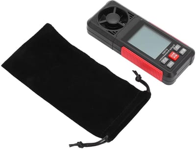 Digitale Anemometer - Windsnelheidsmeter Windmeter - Windmetingen Verrichten - Uitzonderlijke Precisie Sensor - 0.70-30.00 m/s - Grijs