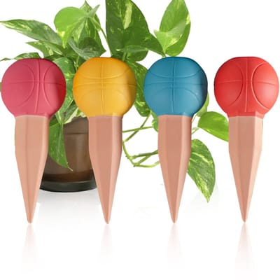 Dailygoods - Tonkegel automatische irrigatie, planten zelfbewatering waterdispenser irrigatie op vakantie, irrigatiekegel, plantenirrigatie, tuin, potplanten, binnen en buiten, basketbalvormig