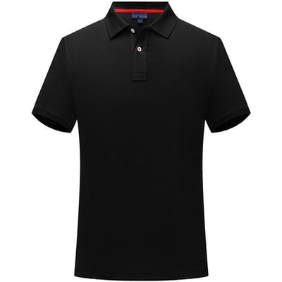 Polo Shirt Business T-shirt Enterprise Korte Mouw Heren XXXXL black