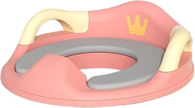 Zindelijkheidstrainer Kinderen - Potje Zadel - Zindelijk Trainen - Antislip & Handvatten - 37x34x10cm - Veelkleurig