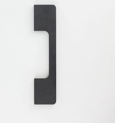 Deurgreep Gaby - zwart - 96 mm