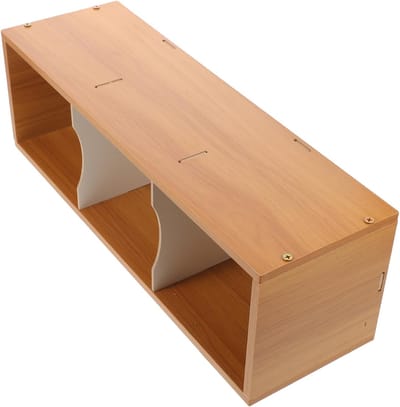 Houten CD DVD Opbergrek - Muziek Album Rek - Efficiënte Sortering - Stabiel Staand Model