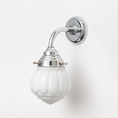 Wandlamp Wassail Curve Chroom - Art Deco Trade