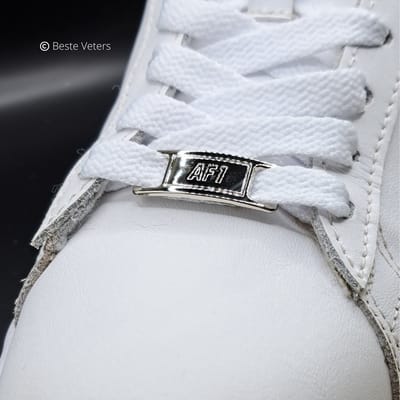 Beste Veters - Schoenaccessoires - Air Force gesp - Veter gesp - AirForce - Schoenaccessoires zilver - AF1