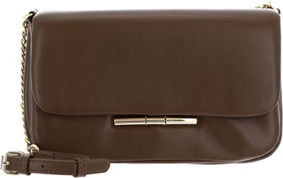 SEIDENFELT MANUFAKTUR Schoudertas Lesja Crossbag Olive / Gold Bruine
