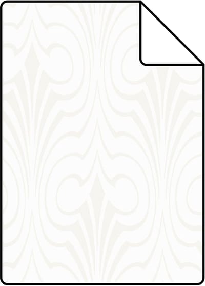 Proefstaal Origin Wallcoverings behang grafische vorm wit - 26,5 x 21 cm - 345917-S