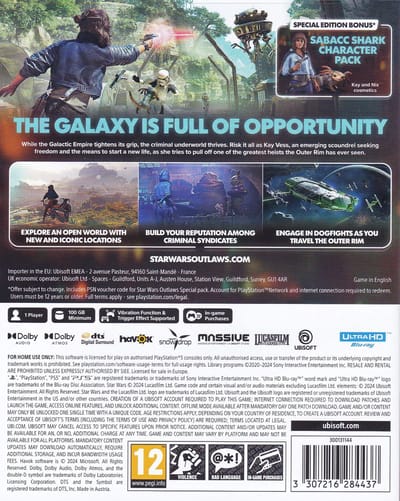 Star Wars Outlaws - Special Edition PS5