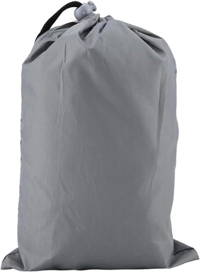 Ronde Buitentafelhoes - Terrastafelkleed Beschermhoes - Meubels Beschermen - Waterdicht Winddicht - 127x58 cm - Grijs
