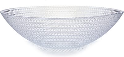 Grote Fruitschaal - Bewerkt Glas - 30,5 cm - Rond - Serveerschaal