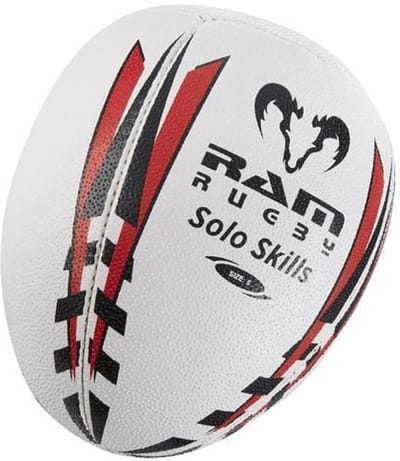 Solo Skill Rugby Ball - Maat 4 - Ultieme individuele training - 3D Grip - Oefen Kaatsen en Vangen individueel