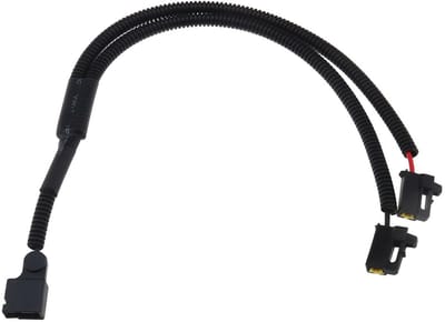 Y-type kabelboom - Hoornadapter converter - Auto audio aanpassen - Plug and play installatie - 44 cm lengte - Zwart