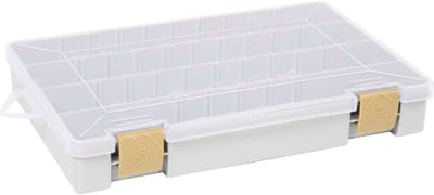 Westin W3 Tackle Box Grey-Clear - Maat : 36 x 22.5 x 4.8cm
