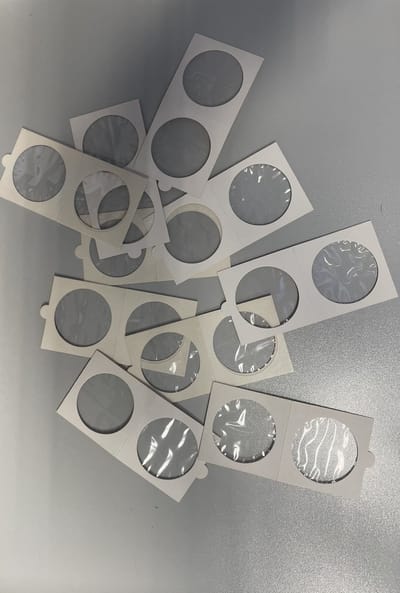 Hartberger zelfklevende munthouders 48 mm (10 stuks)