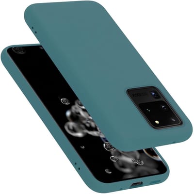 Cadorabo Hoesje geschikt voor Samsung Galaxy S20 ULTRA in LIQUID GROEN - Beschermhoes gemaakt van flexibel TPU silicone Case Cover