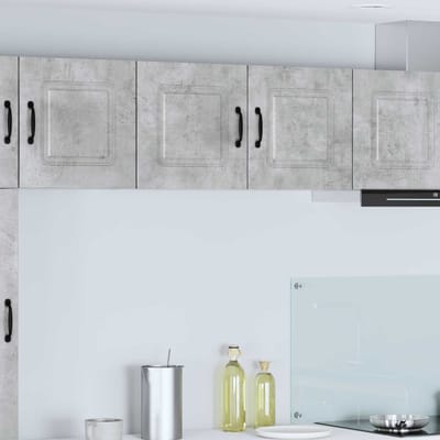 vidaXL - Vaatwasserpaneel - Kalmar - Beton - Grijs - 80 - x - 31 - x - 40 - cm
