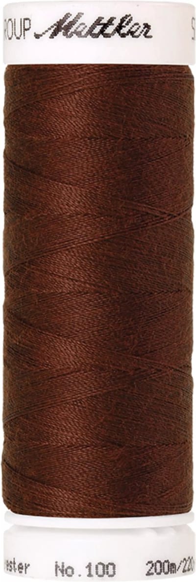 Amann Mettler Seralon Naaigaren – Dark Tan (0278) – 200 m – No. 100 – 100% Polyester – Per Stuk