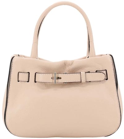 abro Leren handtas schoudertas Leather Dalia Hand Bag Jill Powder zalmroze