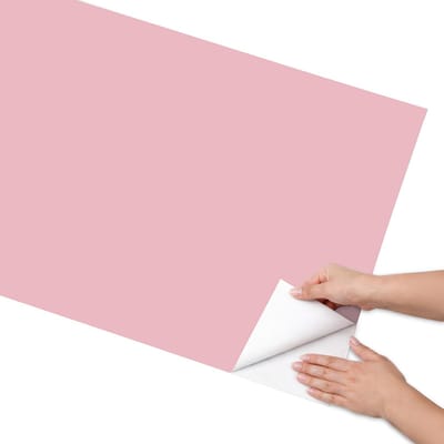 Coloray Meubel Wrap Folie - Roze Meubelfolie - 65x130 cm - Decoratiefolie Lichtroze - Meubel Wrap Folie - Minimalist Meubelfolie - Plakfolie Meubels - Keuken decoratie - Achtergronden en patronen