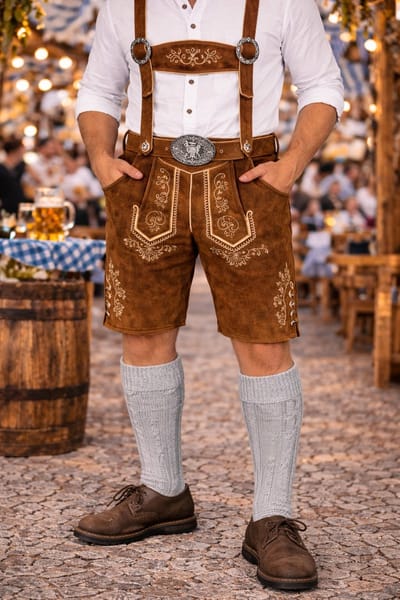 Jägerwol Tiroler Kousen – Zilvergrijs – Oktoberfest Kniekousen – Trachten & Lederhosen Sokken – Volwassenen – Maat 43-44 (EU) – Alpenclothes
