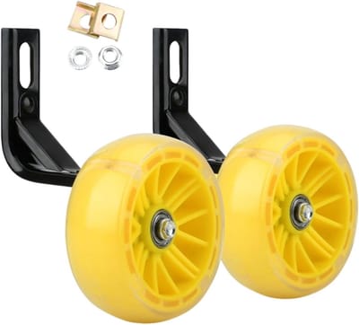Fiets Stabilisator Wiel - Hulpwiel Fiets - Veilig Leren Fietsen - Stil en Comfortabel - 12 inch - Meerkleurig