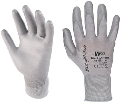 Beschermende handschoen Work SecuLight maat 7 (S) Grijs