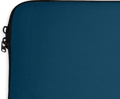 Laptophoes 13 inch - Indigo - Palet - Kleuren - Laptop sleeve - Binnenmaat 32x22,5 cm - Zwarte achterkant - Back to school spullen - Schoolspullen jongens en meisjes middelbare school - Macbook air hoes - Chromebook sleeve