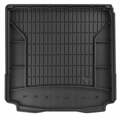 Rubber Kofferbakmat met Organizer Functie – Geschikt voor RENAULT Talisman Grandtour / Kombi 2015-2022 – TPE Rubber – Anti-slip – Hoge Rand 5 cm