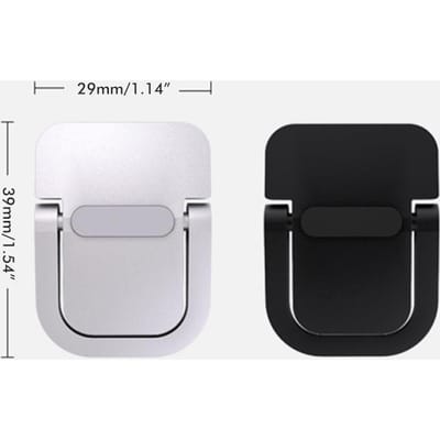 2 Pièces Supports Portables pour Ordinateur Portable pour Bureau Rehausseur de Clavier Mini Supports Universels pour Ordinateur argenté