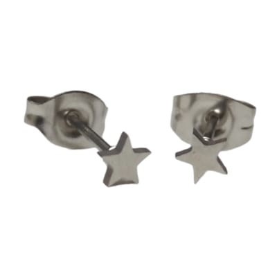 Sterretjes Oorbellen - Roestvrij staal - ster oorstekers- 3mm -cadeau