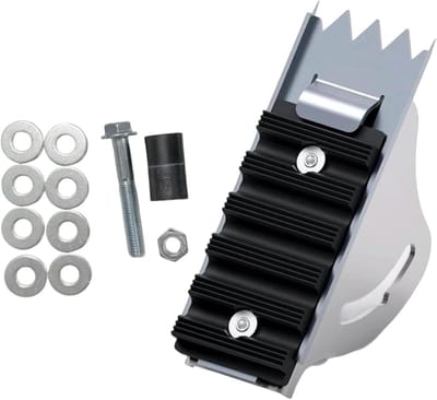 Laddervoeten - Ladderschoenen Antislip - Ladder Stabiliseren - 90 Graden Draaibare Basis - 15.5x9.5x6.6cm - Aluminium