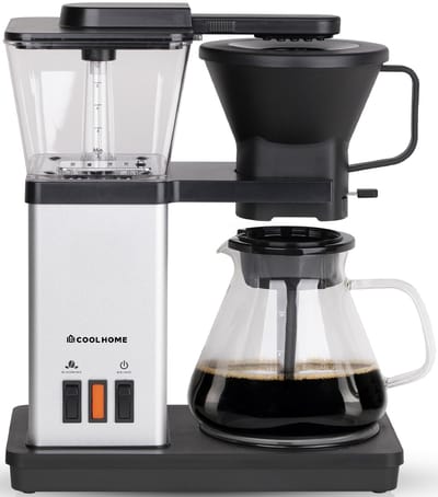 CoolHome Masterbrew koffiezetapparaat - koffiezetapparaat Filterkoffie - Met blooming functie - RVS