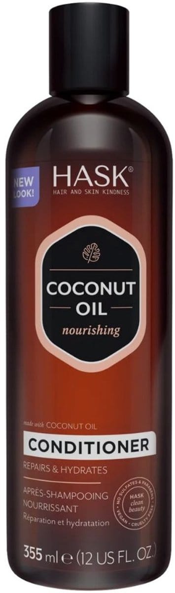 Hask Conditioner Monoi Coconut Oil Nourishing Conditioner - Geen parabenen - Beschermd en hersteld