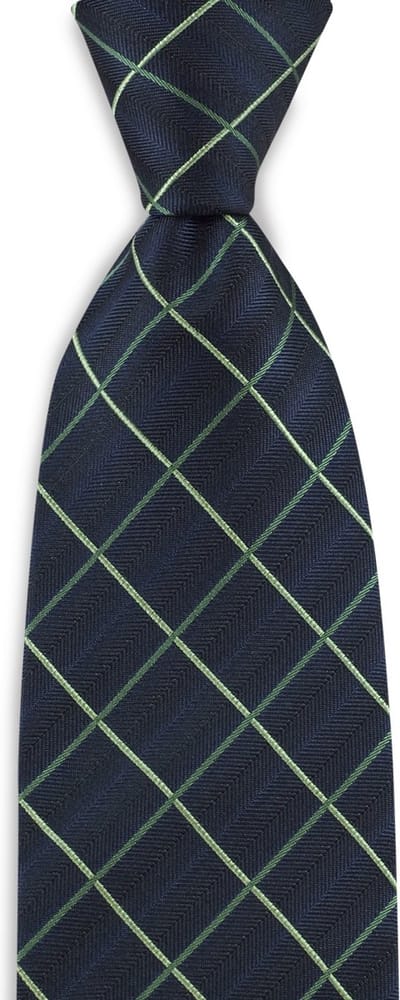 We Love Ties - Stropdassen - Stropdas Clean Caro - blauw / groen