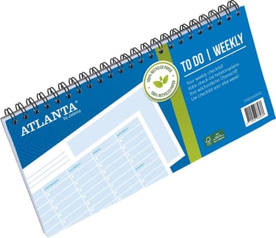Djois Atlanta Things To Do Weekly - 100% gerecycled papier - FSC - voordeelpak 5 stuks