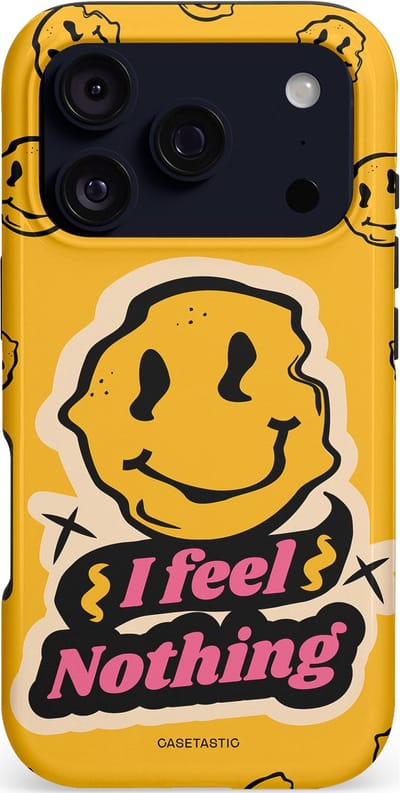 Casetastic hoesje geschikt voor Apple iPhone 17 Pro - MagSafe - Dubbellaagse bescherming - Alles is niks - Fashion Case - Okergeel Zwart Zand