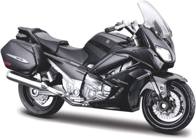 Bburago Yamaha Fjr1300 As - Modelauto - Schaal 1:18 - Donker Grijs Metalic
