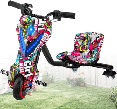 Drift Trike Kinder - Drift Step - Buiten Spelen - Verstelbaar Zadel - 78.5-103.5 cm - Blauw