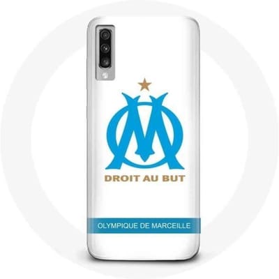 Hoesje - Olympique de Marseille - Galaxy A70 - Logo - Flexibel - Telefoonbescherming