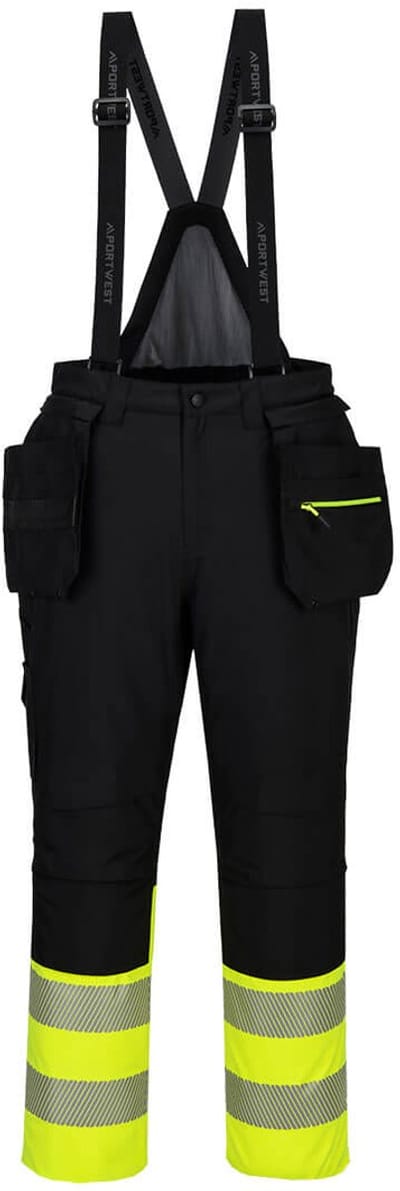 Portwest DX4 Hi-Vis Klasse 1 Winter Amerikaanse Overall DX437 - Geel/Zwart - 4XL