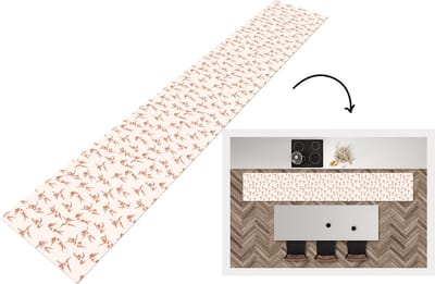 Keukenloper - Loper keuken - Dans - Danseres - Vrouw - Patroon - 300x50 cm - Keukenloper vinyl
