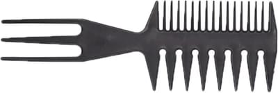 Brede 3 Way Kam - Styling Tool zwart - Kapper Kam - Haar Kam - Haar Accessoire - Zwart - ixen
