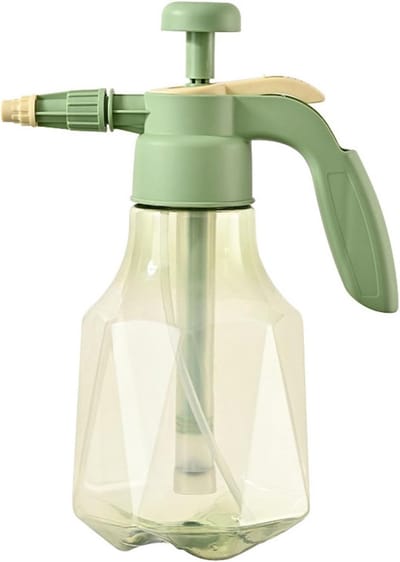 Hogedruk waterspuitfles 1,5 liter – sproeier voor planten en reinigen – handpomp fles – drukspuit voor tuin – groen